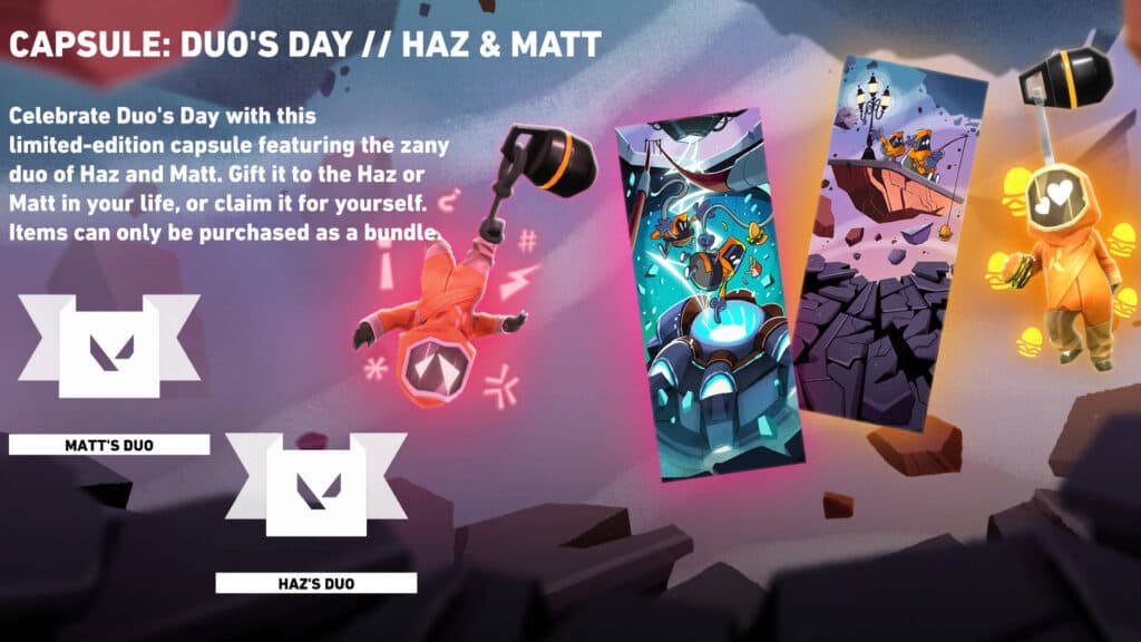 Duo's Day Haz & Matt capsule description (Image by <a href="https://x.com/KLaboratories">KLaboratories</a> on X)