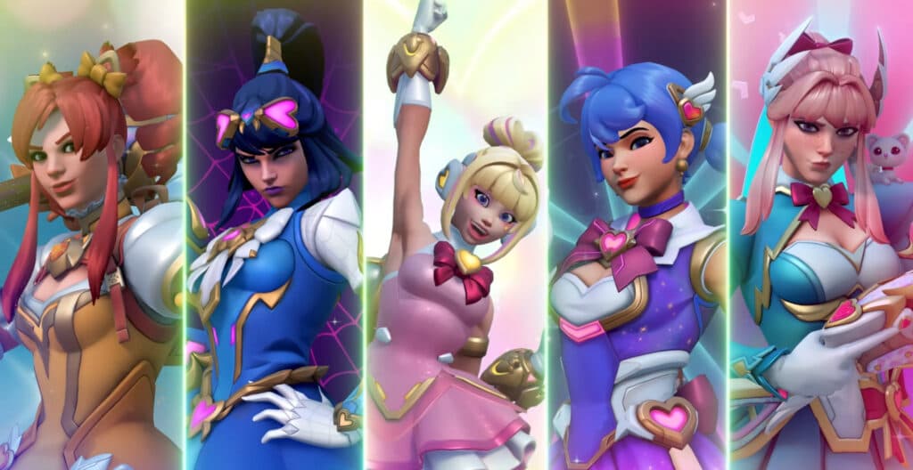 The Heroes of Hearts in DokiWatch (Image via Blizzard Entertainment)
