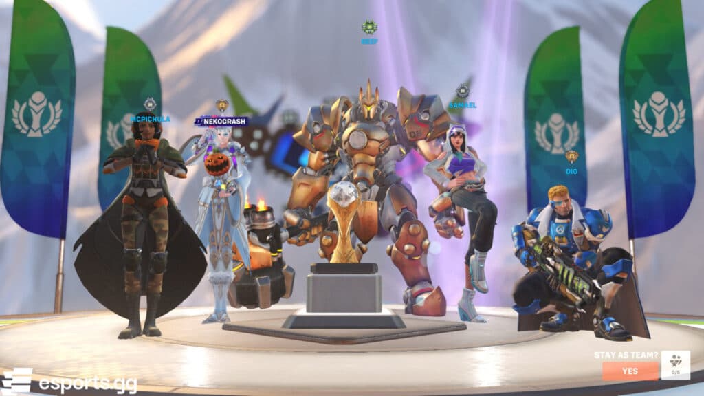 Unlock free Overwatch 2 loot boxes by completing matches during the Stadium event (Screenshot via esports.gg)