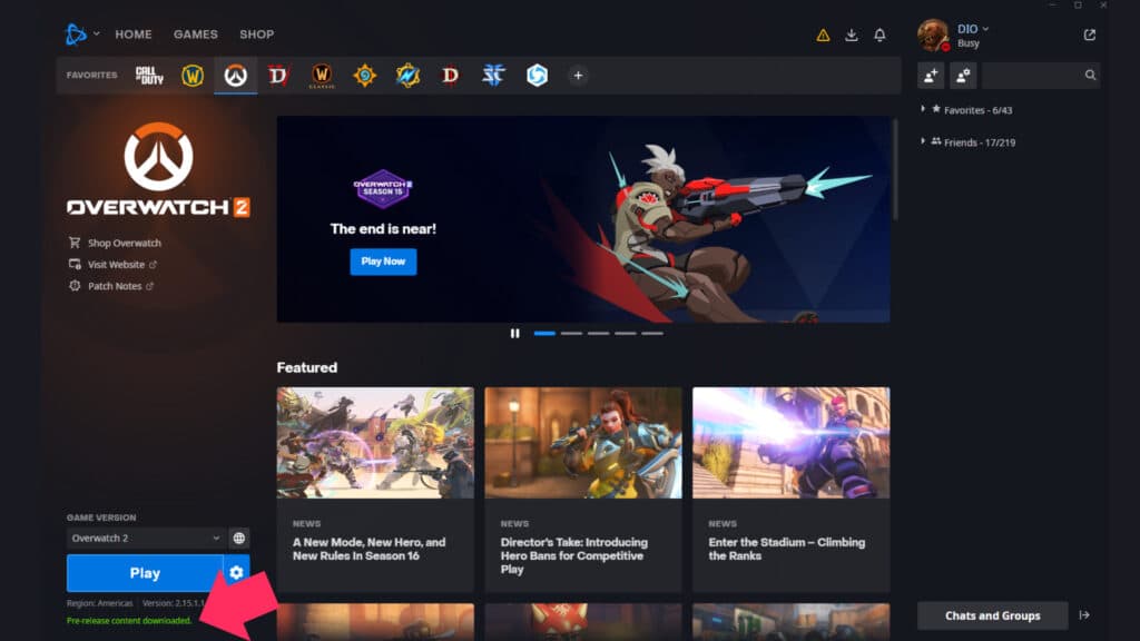 How to pre-load the new season (Screenshot via esports.gg)