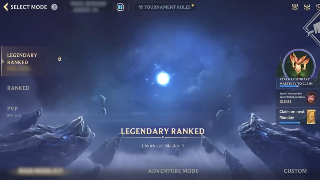 Legendary Ranked (Image by Riot Games)