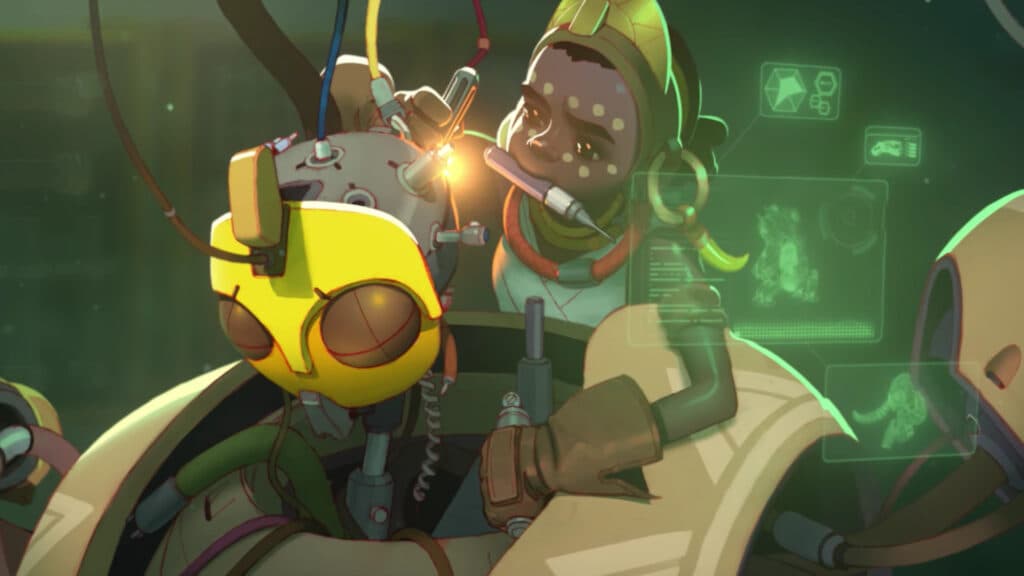Orisa is one of the available tank heroes in Stadium (Image via Blizzard Entertainment)