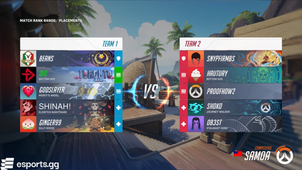 Overwatch 2's Competitive Drive event is available in Competitive Play Role Queue (Screenshot via esports.gg)