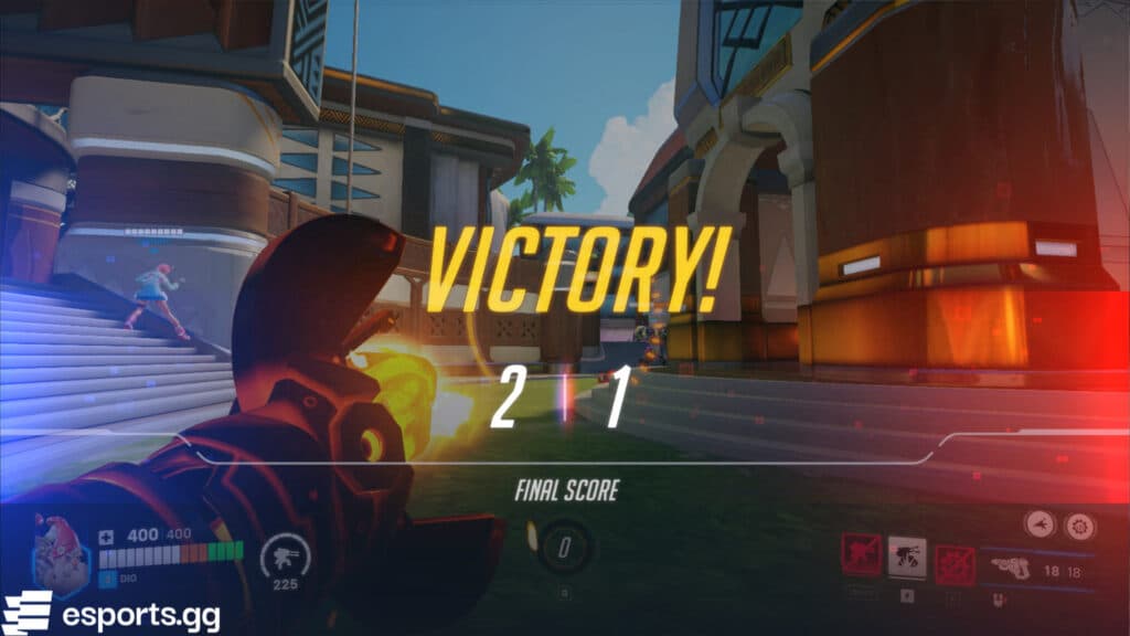 Duke it out in Competitive Play to rank up (Screenshot via esports.gg)