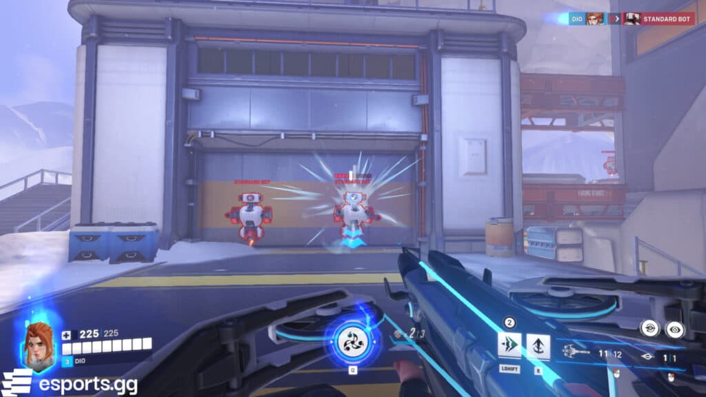 Relentless Barrage refunds the ammo of Freja's primary fire (Screenshot via esports.gg)