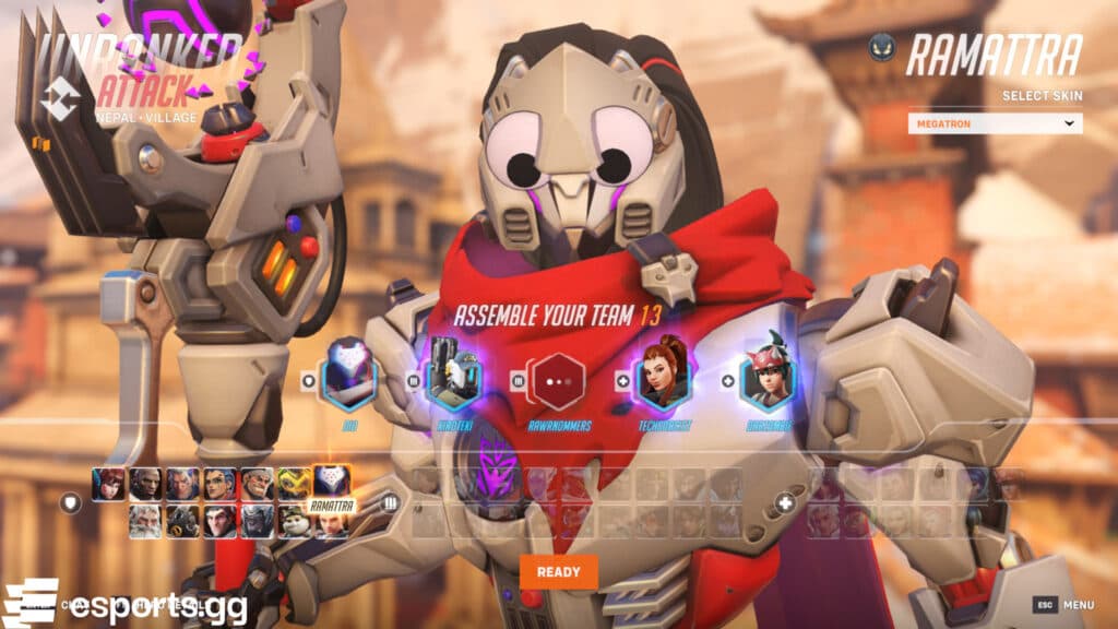 All heroes have googly eye during the April Fools' Day event (Screenshot via esports.gg)