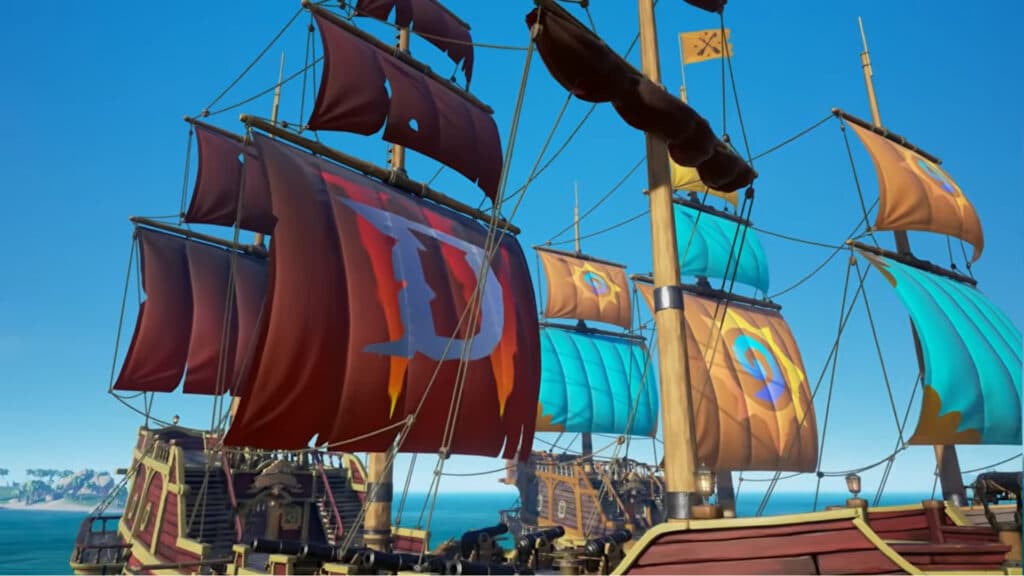 New Sea of Thieves sails (Image via Rare Limited)