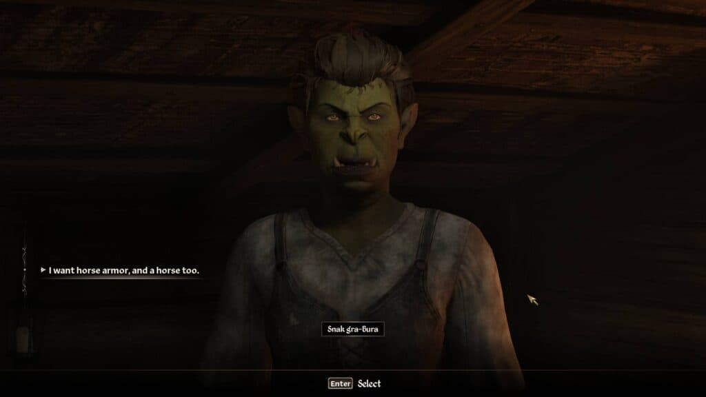 Snak gra-Bura, owner of Chestnut Handy Stables. (Screenshot via esports.gg)