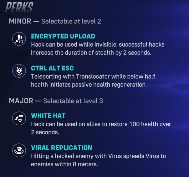 Sombra Hero Perk update Season 16 Overwatch 2 (Screenshot via esports.gg)
