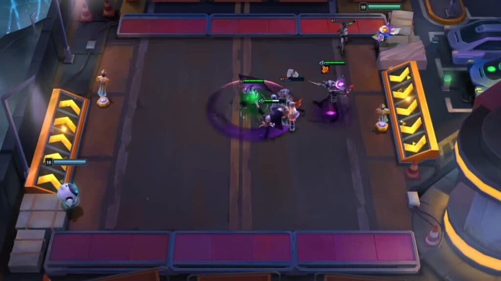 Shaco teleporting behind the weakest enemy (Image via Riot Games)