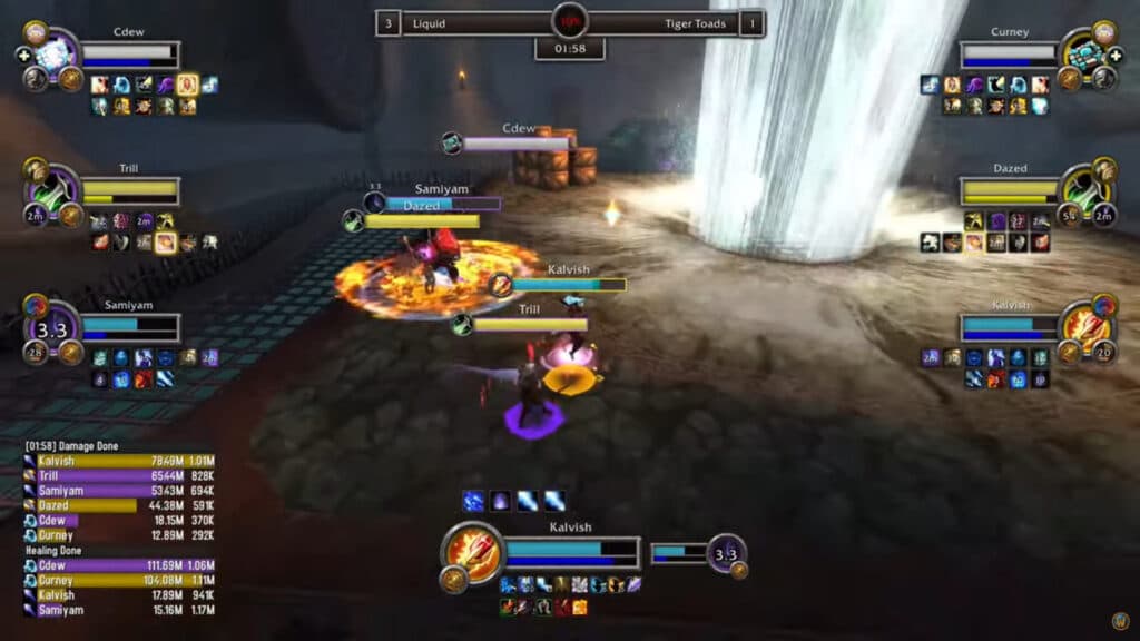 Liquid versus Tiger Toads (Image via Blizzard Entertainment)