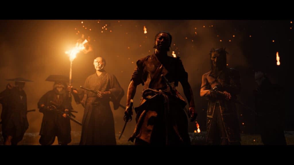 The Yōtei Six (Image via <a href="https://blog.playstation.com/2025/04/23/ghost-of-yotei-comes-to-playstation-5-on-october-2/" target="_blank" rel="noreferrer noopener">PlayStation</a>)