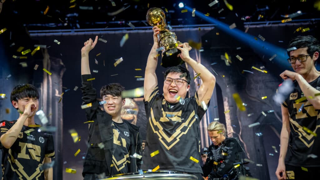 Uzi at the MSI 2018 (Photo by Riot Games)