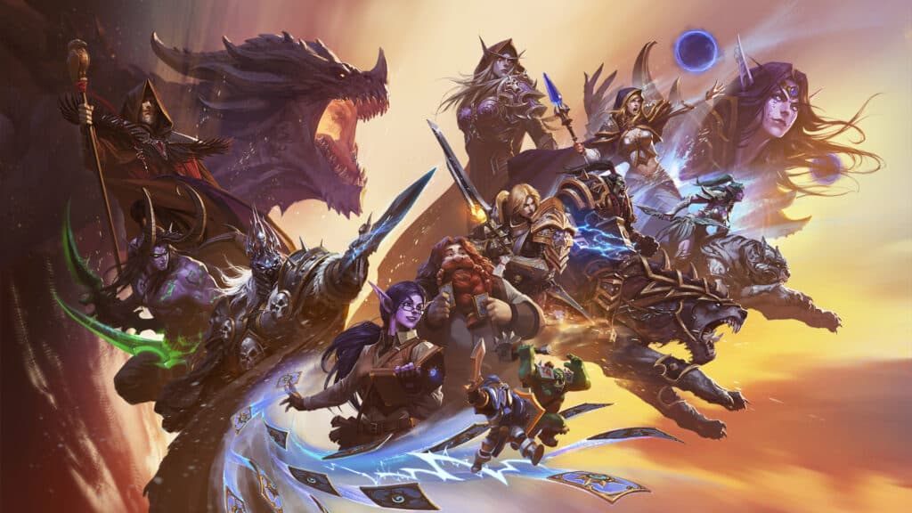 Retail World of Warcraft, Warcraft Rumble, and Hearthstone all reference Warcraft (Image via Blizzard Entertainment)