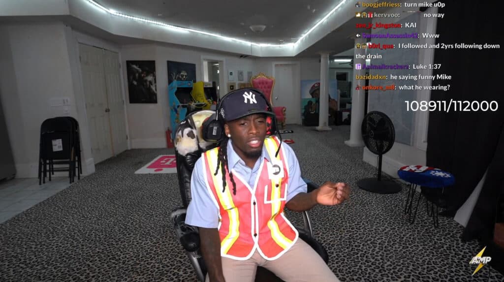 Cenat was confounded that someone could guess his password. (Screenshot via Twitch)