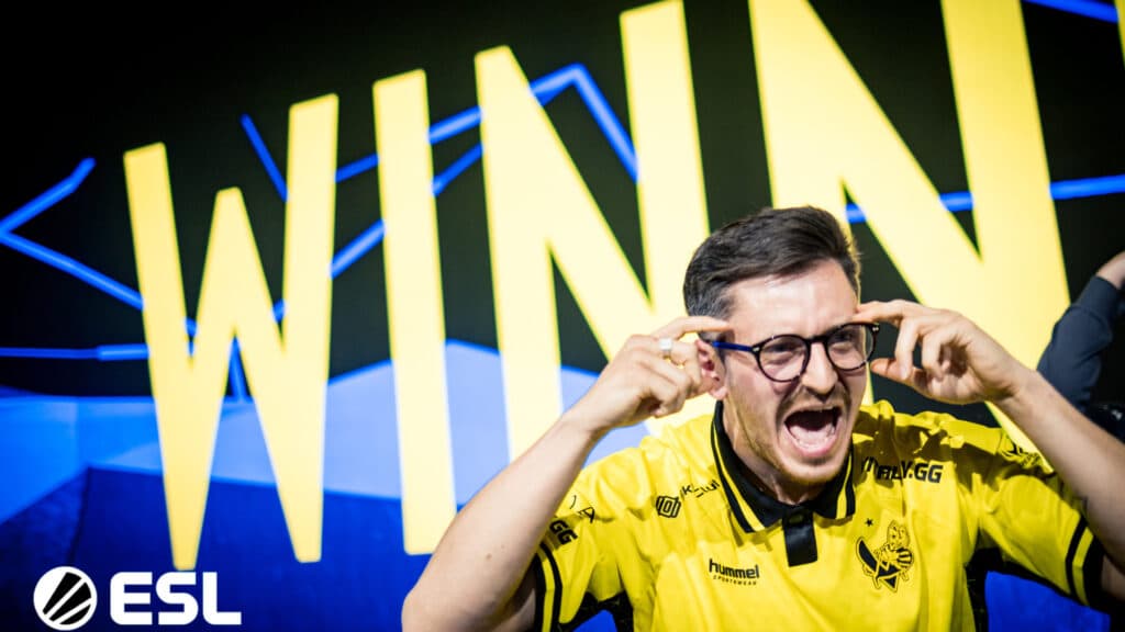apEX celebrates Vitality's victory (Image via ESL)