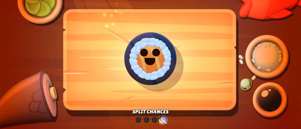 Opening a shushi roll in Brawl Stars (image via esports.gg)