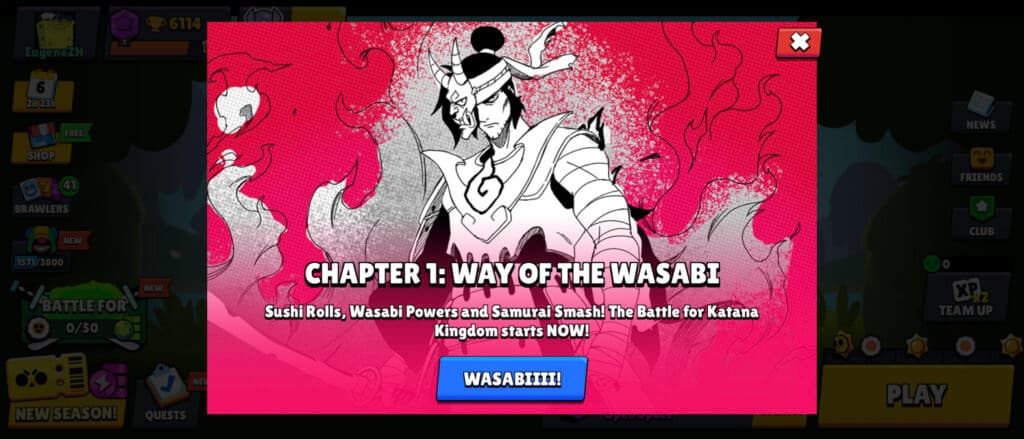 Way of Wasabi: Chapter 1 begins (image via esports.gg)