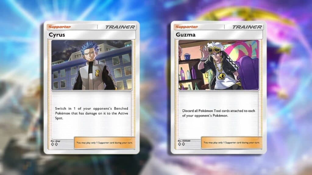 Cyrus and Guzma. (Image via esports.gg)