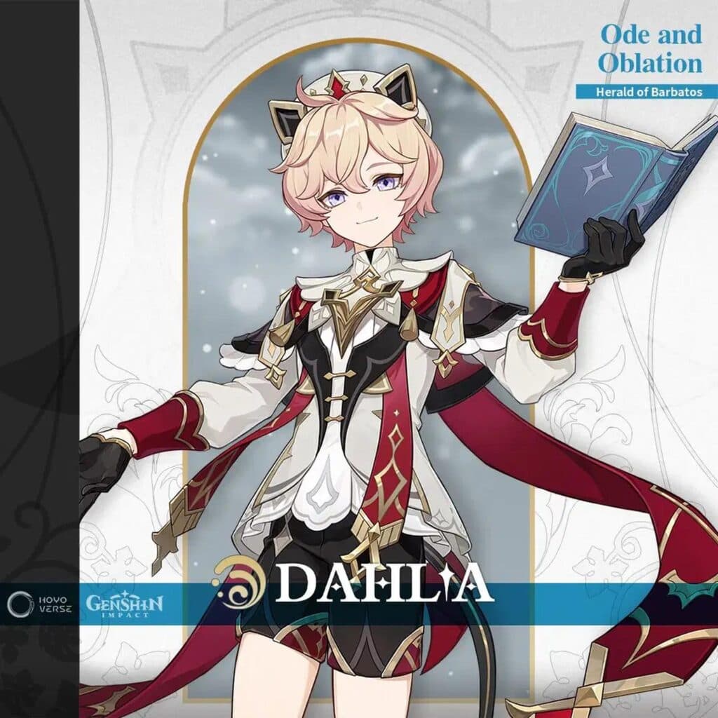 Escoffier's reveal art in Genshin Impact (Image via HoYoverse)