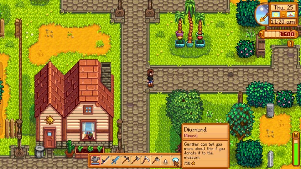 You can get almost any type of resources in Stardew Valley. (Screenshot via esports.gg)
