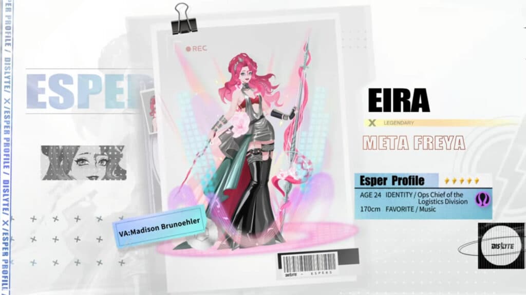 Eira (Meta Freya) in Dislyte (Image via Lilith Games)