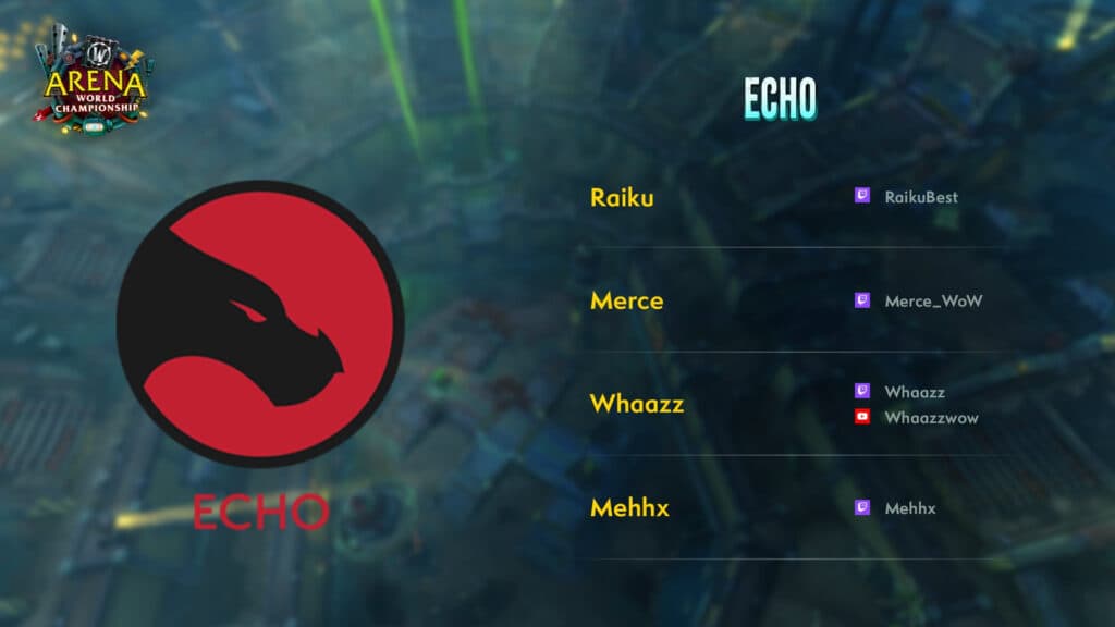 Echo players in the WoW AWC 2025 Grand Finals (Image via Blizzard Entertainment)