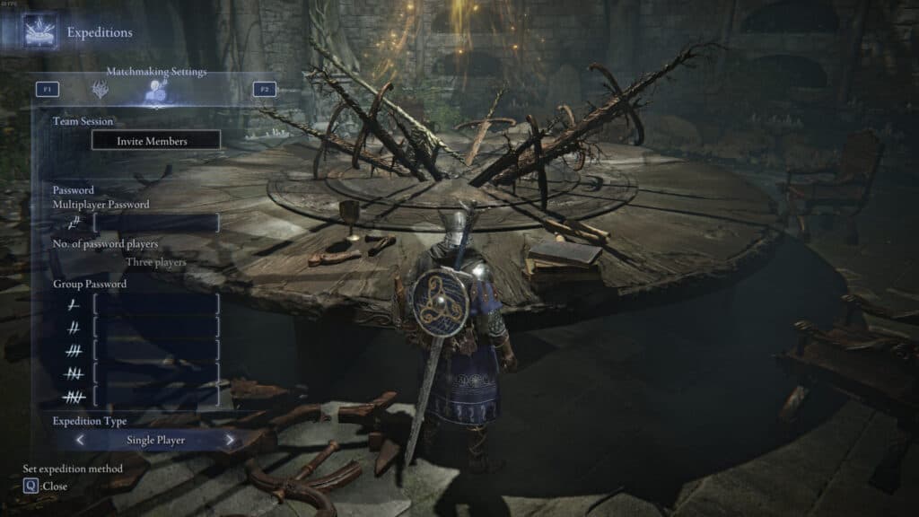 Choosing the Singleplayer Expedition Type in Elden Ring Nightreign. Screenshot by esports.gg