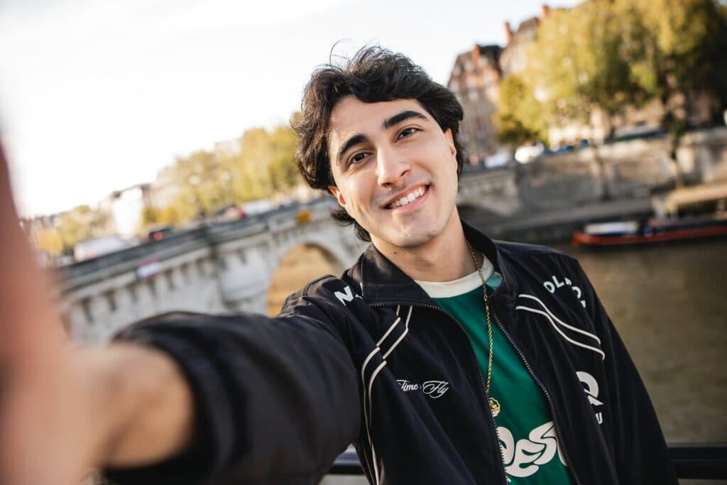 FlyQuest Massu at Worlds 2024 (Photo via Colin Young-Wolff | Riot Games)