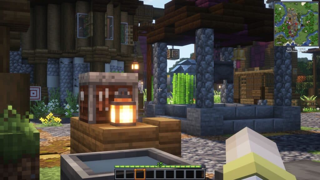 There is a wide variety of shaders you can download for Minecraft Java Edition. (Screenshot via esports.gg)