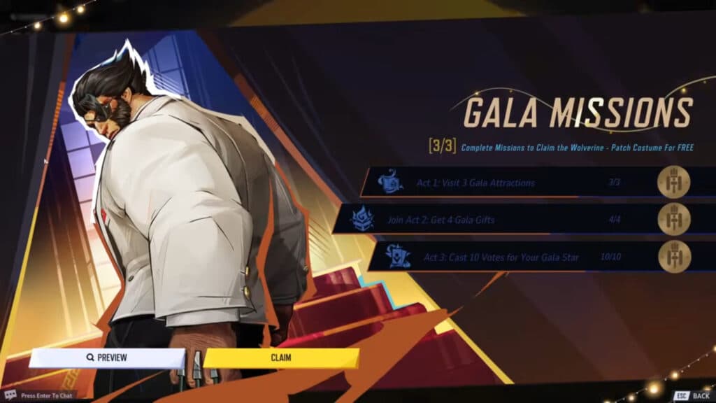 Marvel Rivals Wolverine Patch costume (Image via NetEase Games)