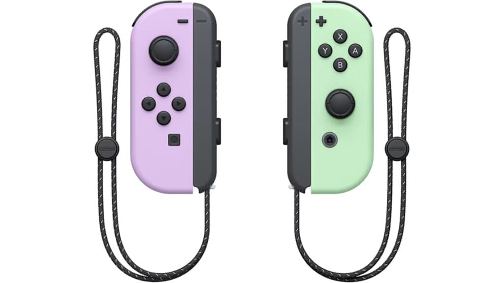 Pastel Purple and Pastel Green Joy-Cons (Image via Nintendo)