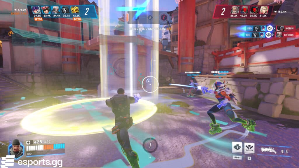 Overwatch 2 Stadium gameplay (Screenshot via esports.gg)