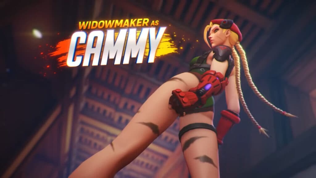 Widowmaker as Cammy (Image via Blizzard Entertainment)