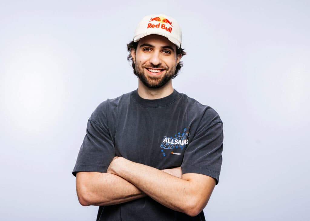 SypherPK poses for a portrait in Santa Monica, California, USA on April 22, 2025. // Maria Jose Govea / Red Bull Content Pool // SI202505100011 // Usage for editorial use only //