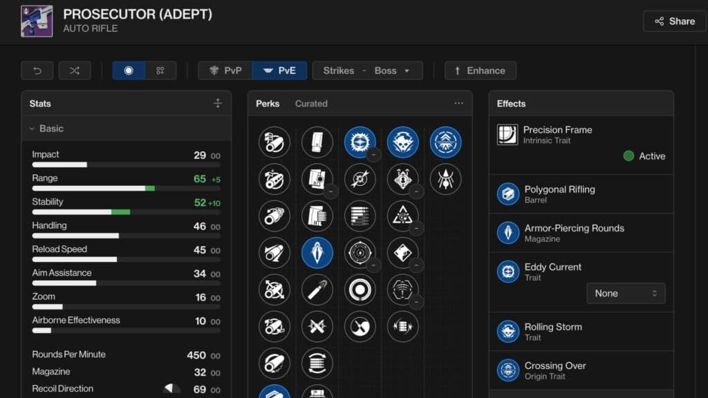 Our PvE pick! (Image via d2foundry)