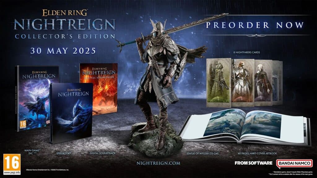The Collector's Edition comes with a 25 cm statue of Wlyder (Image via FromSoftware)