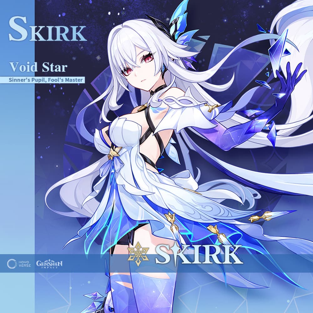 Skirk the Void Star drip marketing in Genshin Impact (Image by HoYoverse)