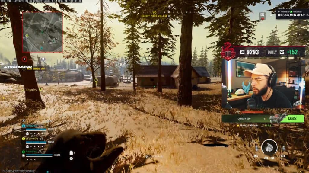 Nadeshot enjoying Warzone on a Wednesday morning. Screenshot by esports.gg/Nadeshot