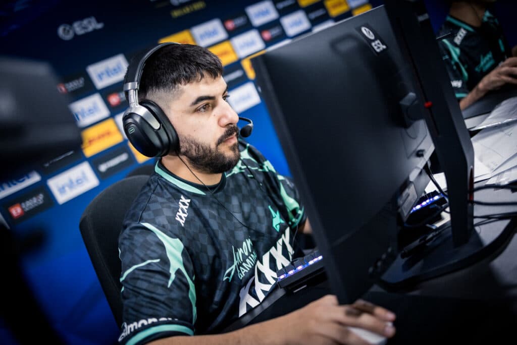 Aurora has overcome supreme adversity to make the IEM Dallas playoffs. (Photo via ESL)