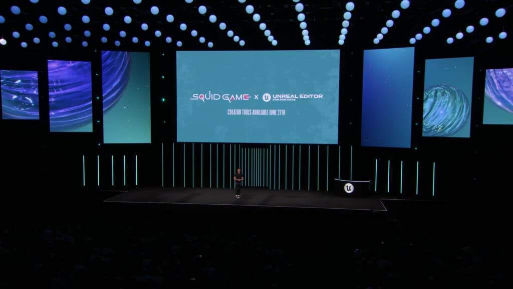 Squid Game x Unreal Editor (Image via Unreal Engine)