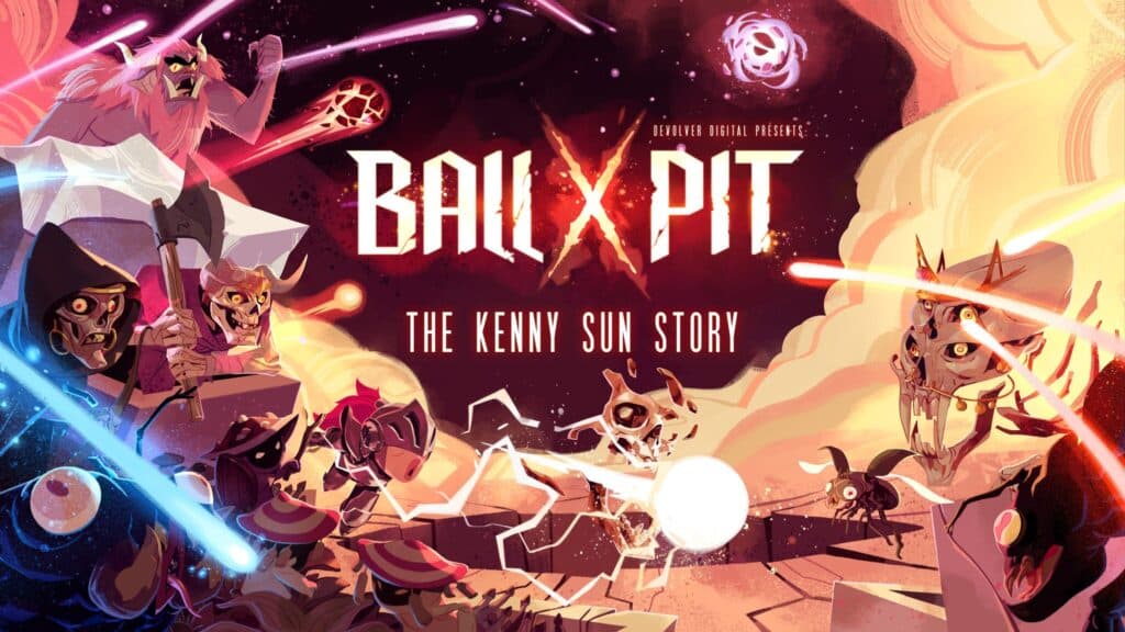 BALL x PIT: The Kenny Sun Story artwork (Image via Devolver Digital)