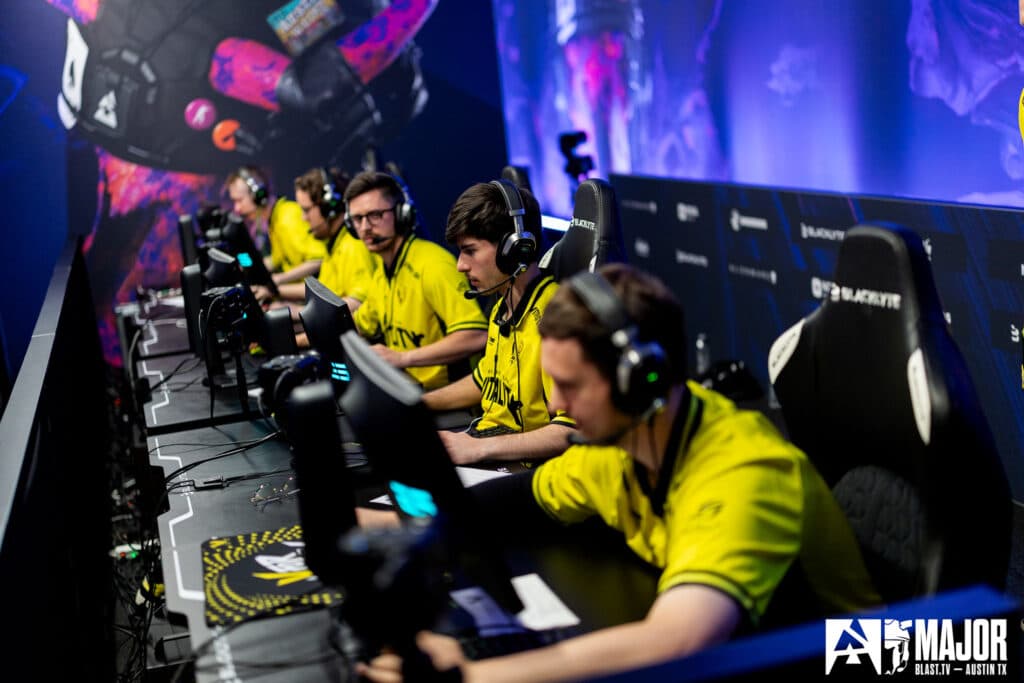 Team Vitality at CS2 BLAST Austin Major 2025 (Image via BLAST | Michal Konkol)