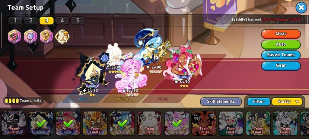 Awakened Hollyberry Cookie is good to pair with these team composition in CRK (Screenshot via esports.gg)