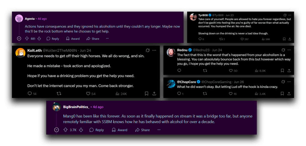 Community's reaction to Mang0's situation