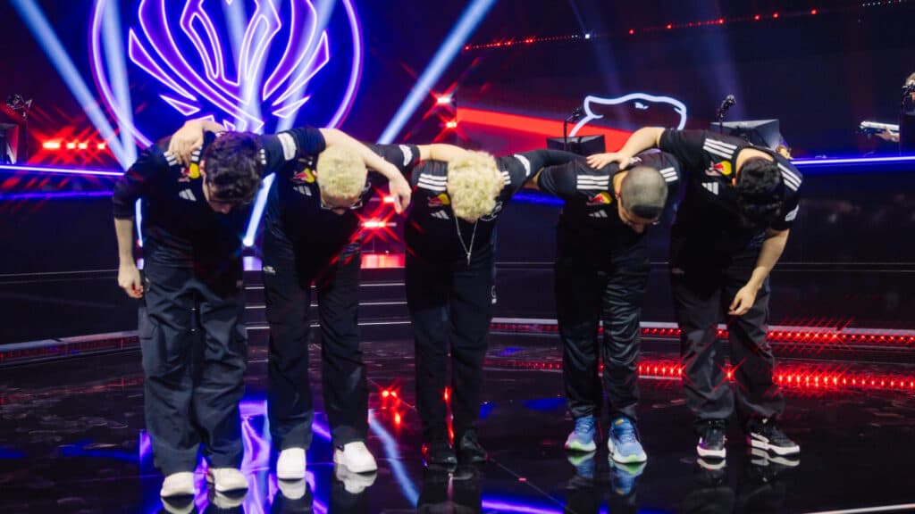 FURIA says goodbye to the MSI 2025 (Photo via Colin Young-Wolff/Riot Games)