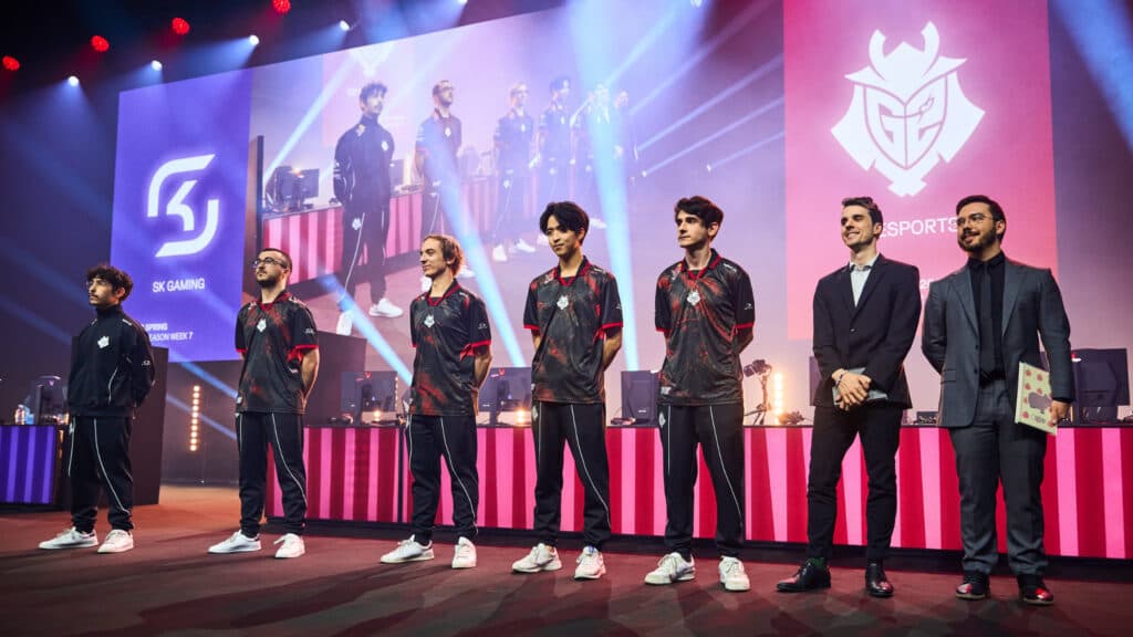 G2 Esports players (Image via G2 Esports)