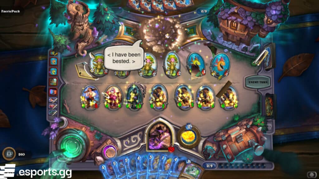 Claim victory to obtain a free Standard card pack (Screenshot via esports.gg)