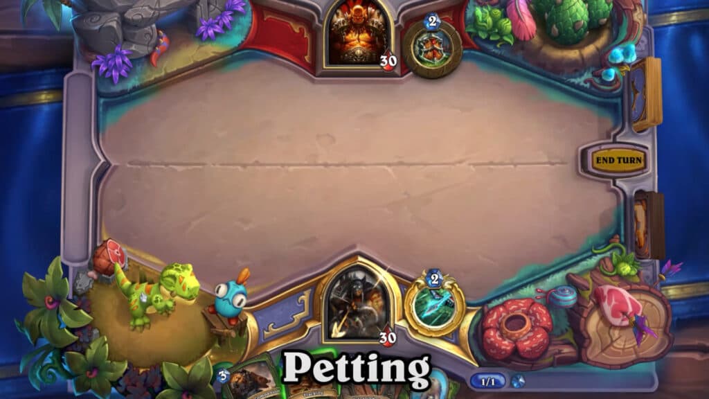 Petting King Krush (Image via Blizzard Entertainment)