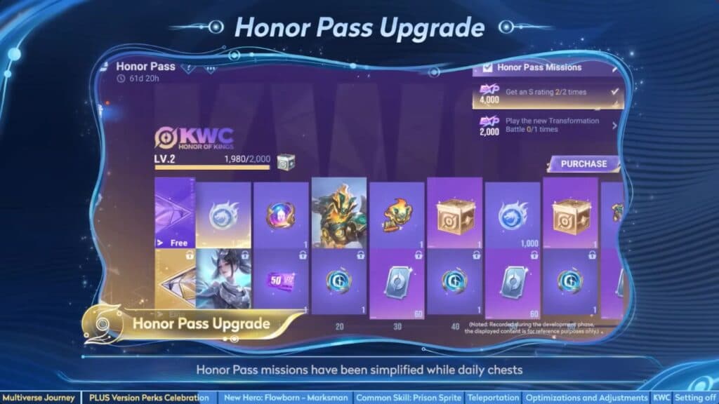 Honor Pass missions are more straightforward (Image via Tencent)